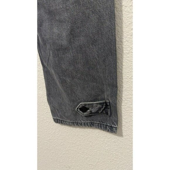 Free People x Sandrine Rose High Rise Grey Cargo Jeans Size 24 NWT - Picture 7 of 15